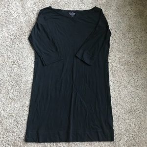 Lilly Pulitzer Black Pima Cotton T Shirt Dress